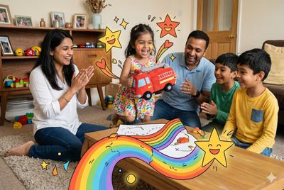 Seek: Color & Shape pack — rainbow treasure map theme